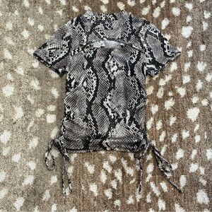 Snake Print VIBE Top